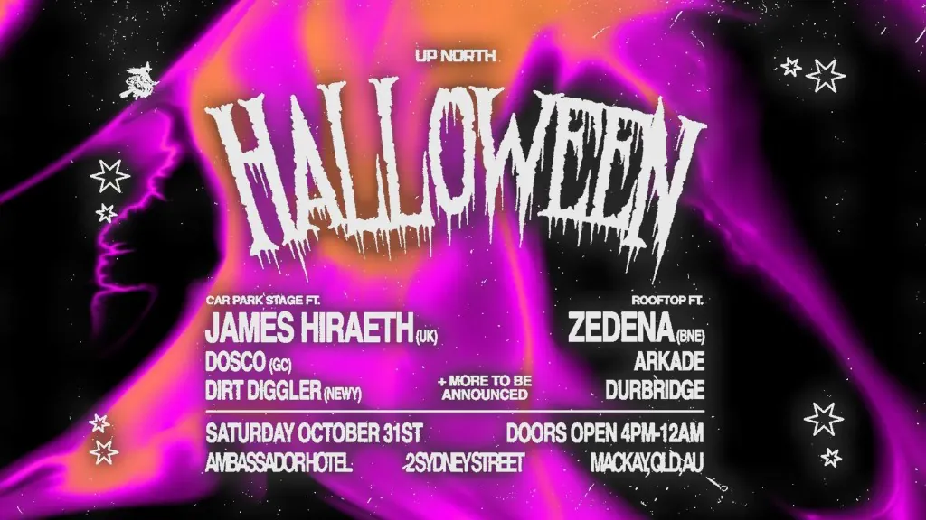 Up North Halloween event poster